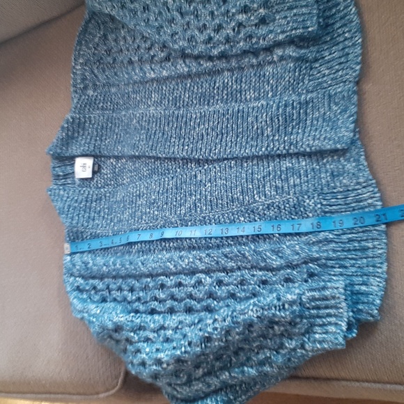 CAbi Blue Textured Women's Cardigan - Picture 4 of 7